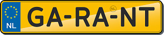 53778 2006 garant logo kentekenplaat fc